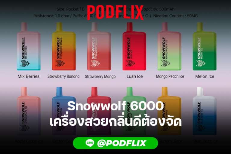 Snowwolf 6000 เครื่องสวยกลิ่นดีต้องจัด